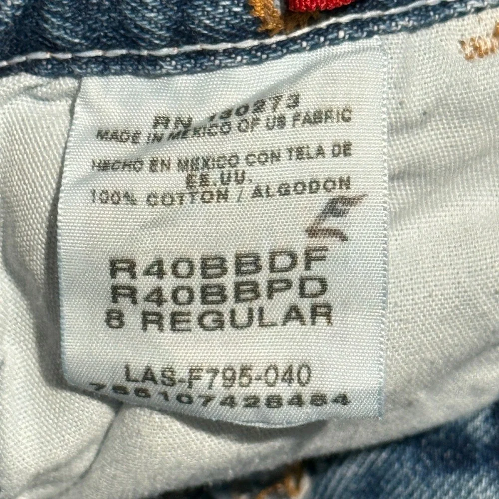 Wrangler Boys Regular Fit‎ Jeans Blue Denim Size 8 Adjustable Waist